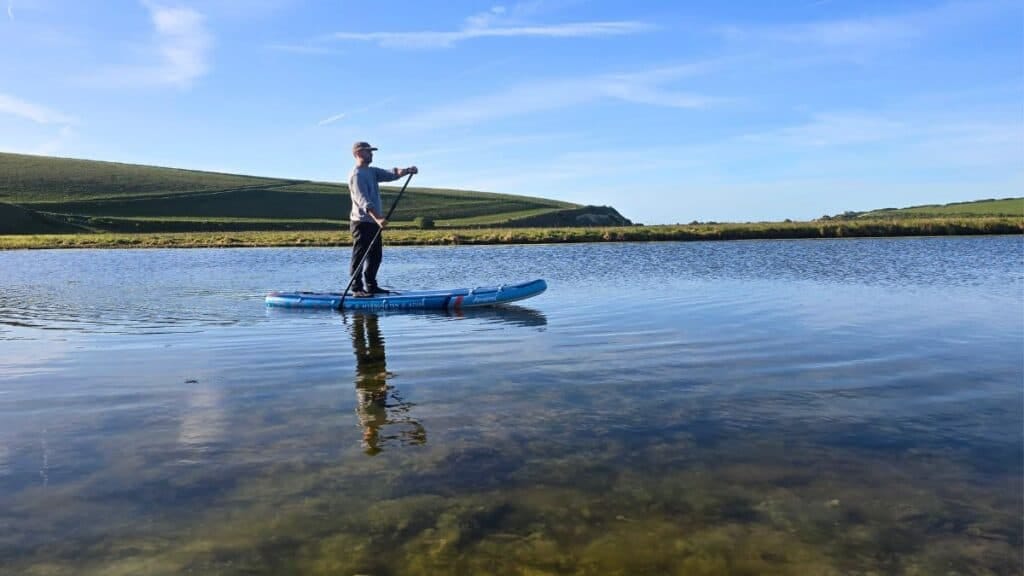 Aquaplanet ALLROUND TEN 10' Paddleboard paddling at Cuckmere Haven