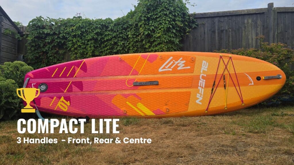 Aquaplanet Allround 10 vs Bluefin Compact Lite: Best Compact SUP? (2026) 6 Aquaplanet Allround 10 vs Bluefin Compact Lite handles 1