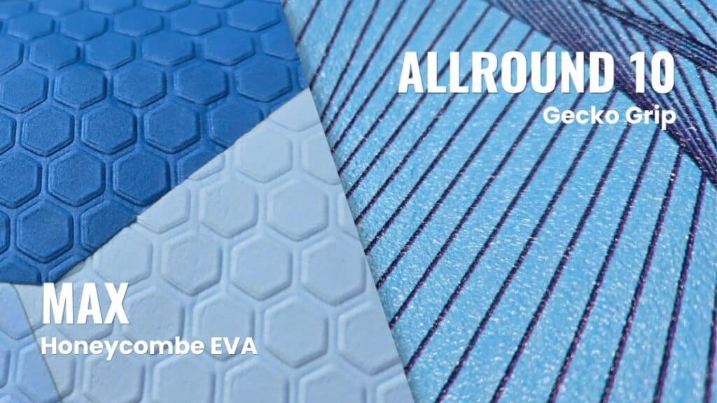Aquaplanet Allround 10 vs Max deckpad