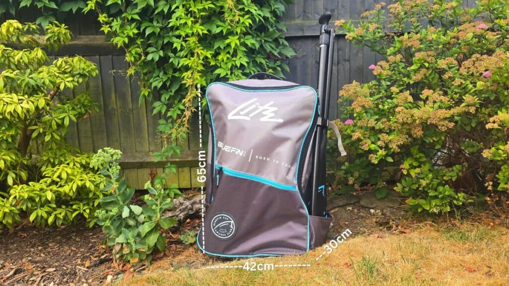 Bluefin Compact Lite SUP Review (2026) 2 Bluefin Compact Lite Paddleboard backpack