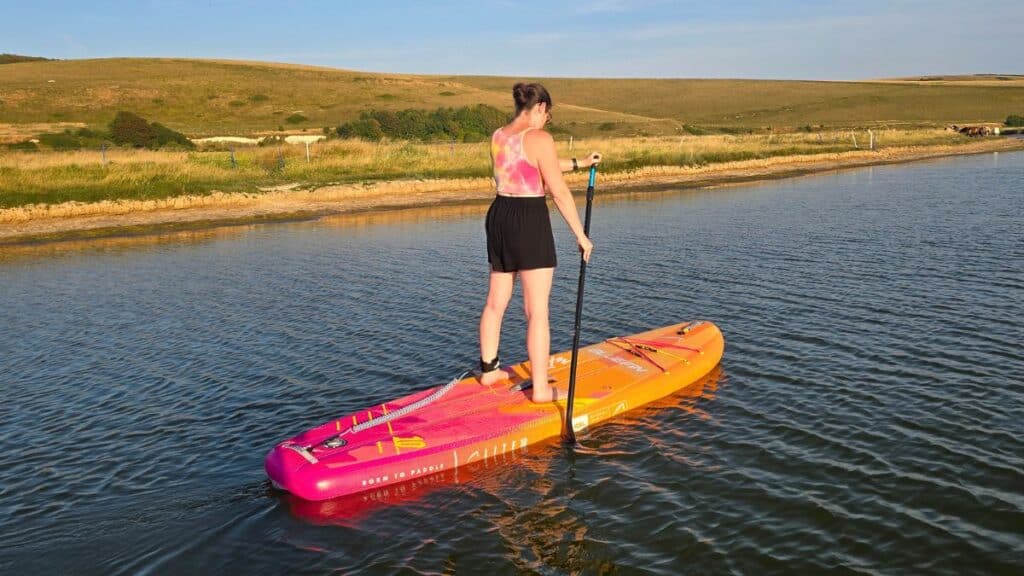 Bluefin Compact Lite SUP Review (2026) 3 Bluefin Compact Lite Paddleboard 34 inches wide