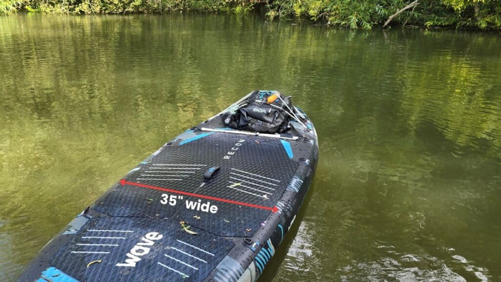 Wave Recon 3.0 Review 2026 | Ultimate Adventure SUP 2 Wave Recon 3.0 SUP wide deck