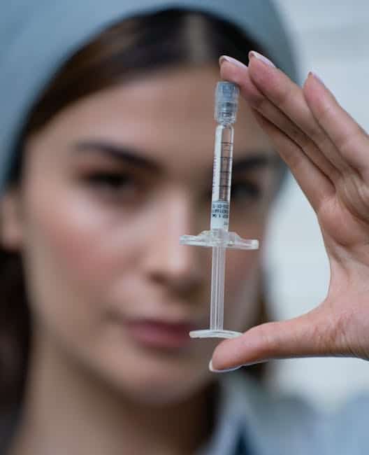 Vaccine injektion til beskyttelse mod sygdomme.