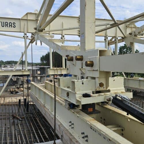 5 pairs of Balanced Cantilever Form Travellers at Construction of the Morawica and Wola Morawicka bypasses in Poland