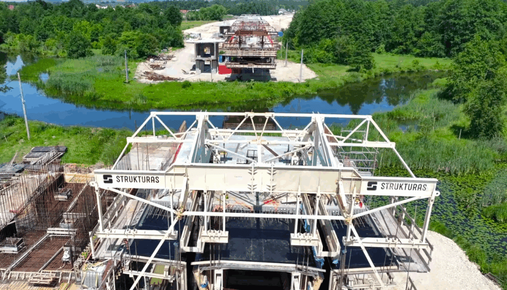 5 pairs of Balanced Cantilever Form Travellers at Construction of the Morawica and Wola Morawicka bypasses