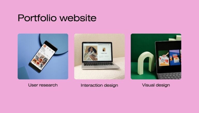 how to create a website for a portfolio