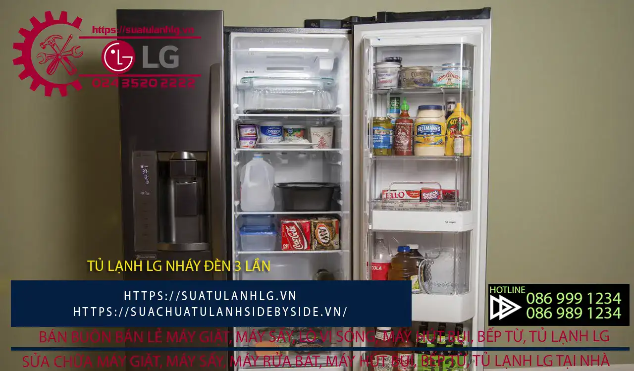 LG refrigerator with LED lighting, spacious interior, and organized shelves for food storage. Ideal for reliable cooling and energy efficiency.