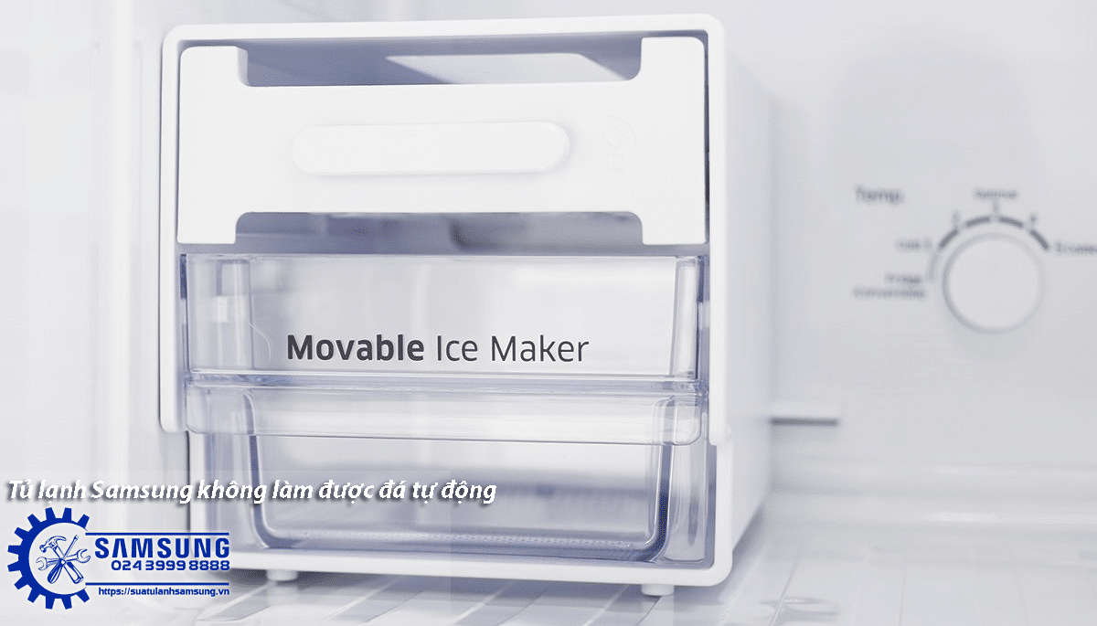 Portable Samsung ice maker refrigerator with automatic ice cube production, reliable for home use. Perfect for keeping beverages cold and enhancing kitchen convenience.
