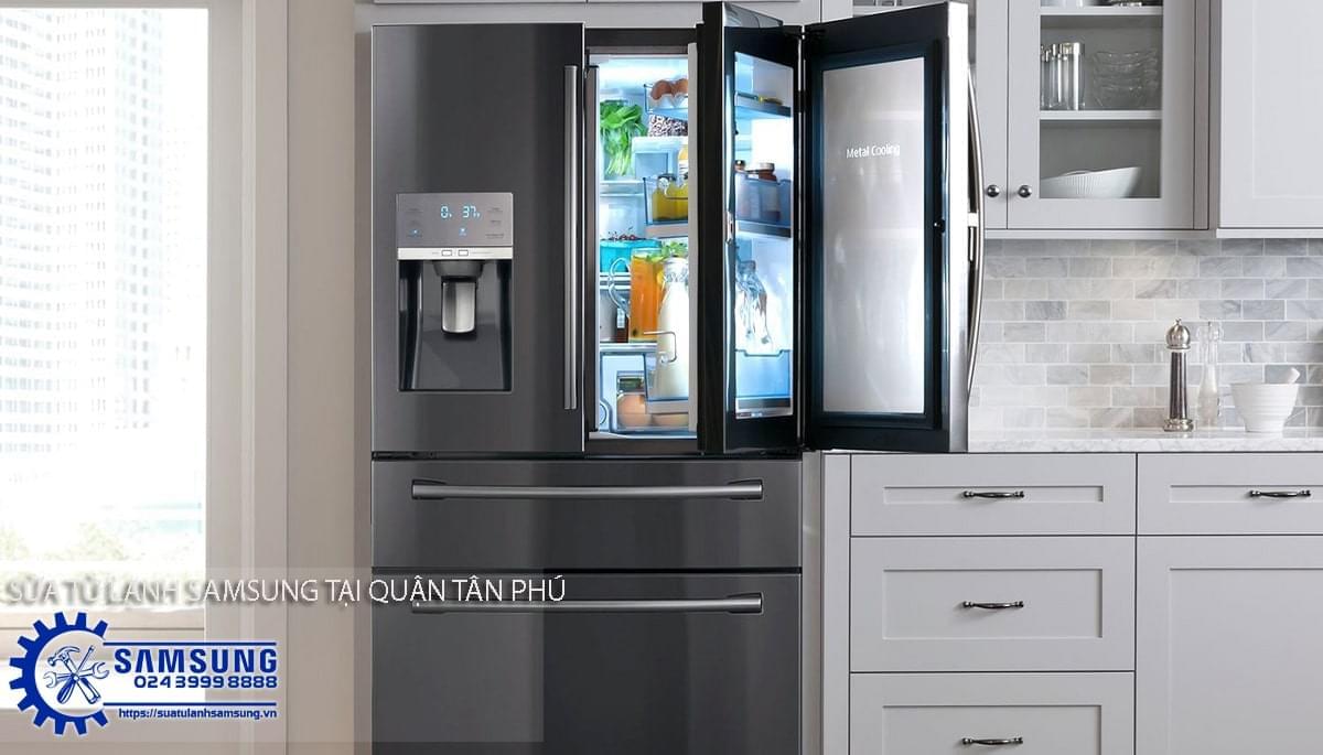 High-quality Samsung side-by-side refrigerator repair service at Suatulanhsamsung.vn, serving Tan Phu District, with expert technicians and affordable prices. Call 02439998888 or 0938 718 718.