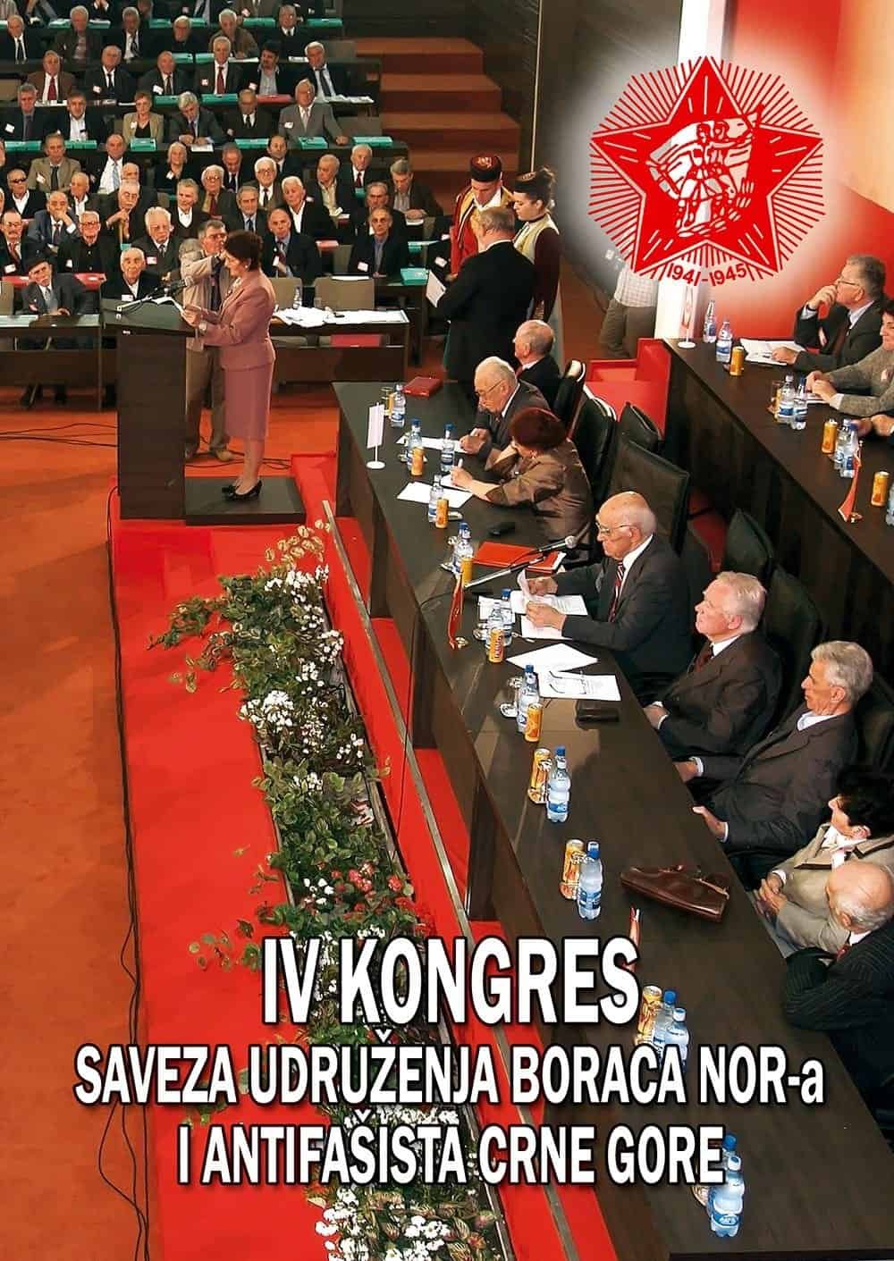Borba za pravdu i antifašizam na IV kongresu Saveza udruženja boraca NOR-a i antifašista Crne Gore.