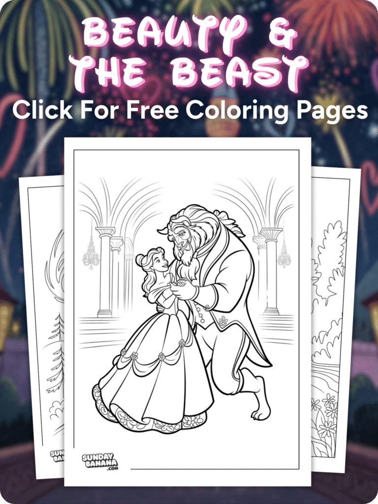 Beauty-and-the-Beast-Coloring-Pages-for-Disney Beauty-and-the-Beast-Coloring-Pages-for-Disney