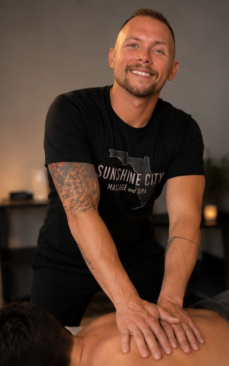 Jaren Licensed Massage Therapist at Sunshine City Massage and Spa in St. Pete, FL