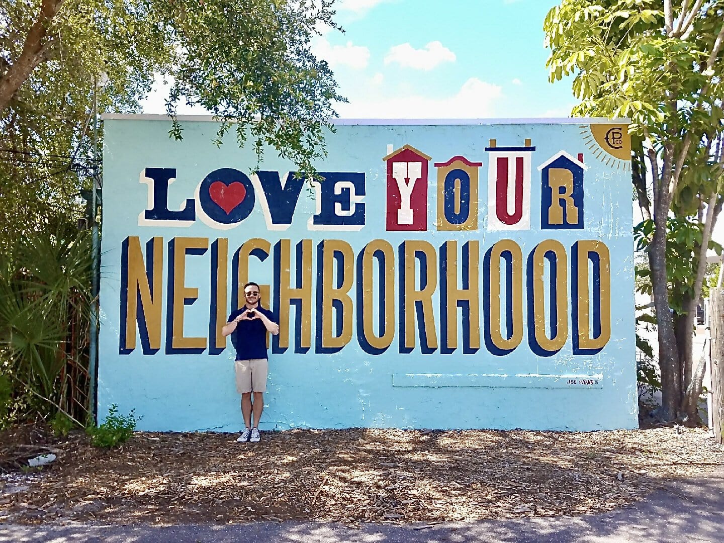 love your neighborhood mural stpete fl