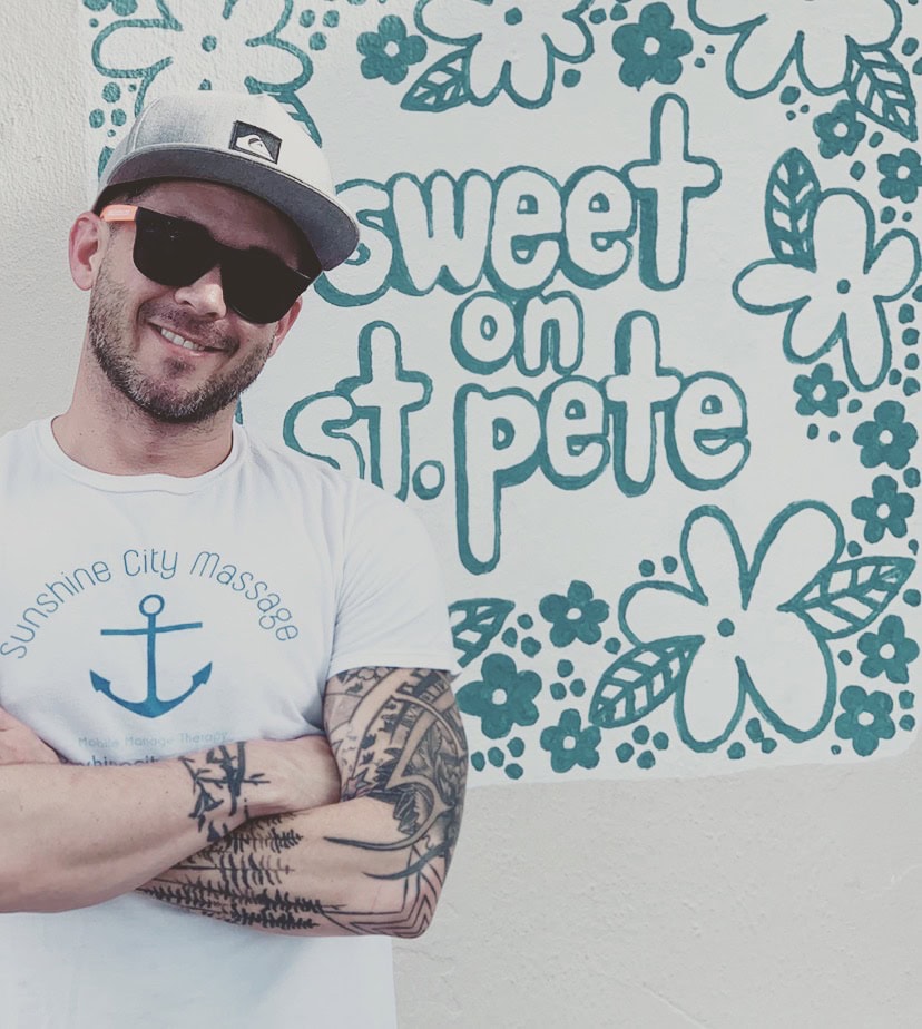 sweet on stpete mural central ave sunshine city vintage tee Jordan