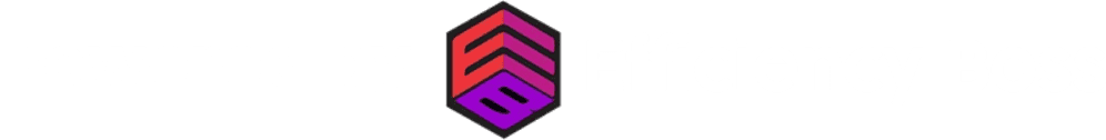 White text reads Powered by Efficiency Boss on a transparent background, with a hexagonal purple and red logo featuring stylized upward arrows and the letters EB between the words, inspired by Superior Excavating Auburn Hills MI.