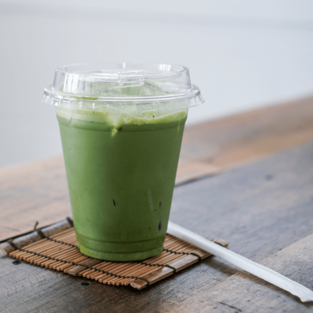 An iced matcha as a swap instead of coffee