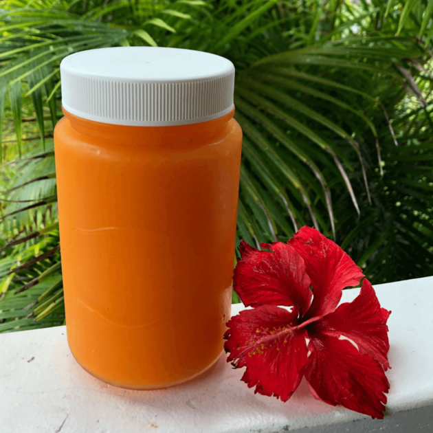 A fresh pressed juice as a healthy morning drink