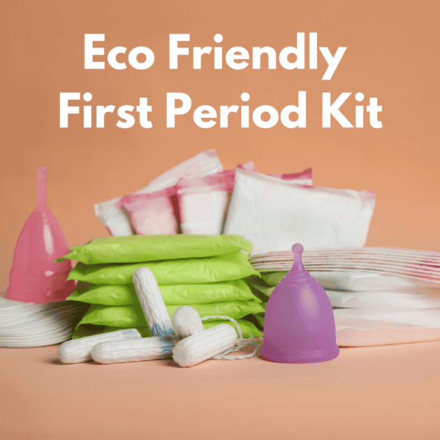 a collection of normal period products and sustainable period products