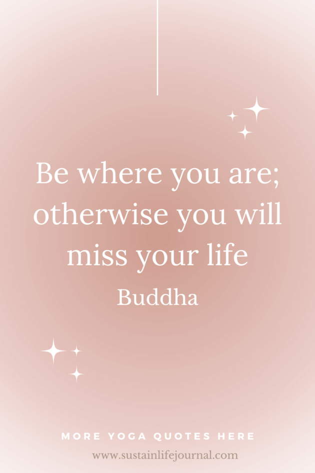 meditation quotes in front of ombre background
