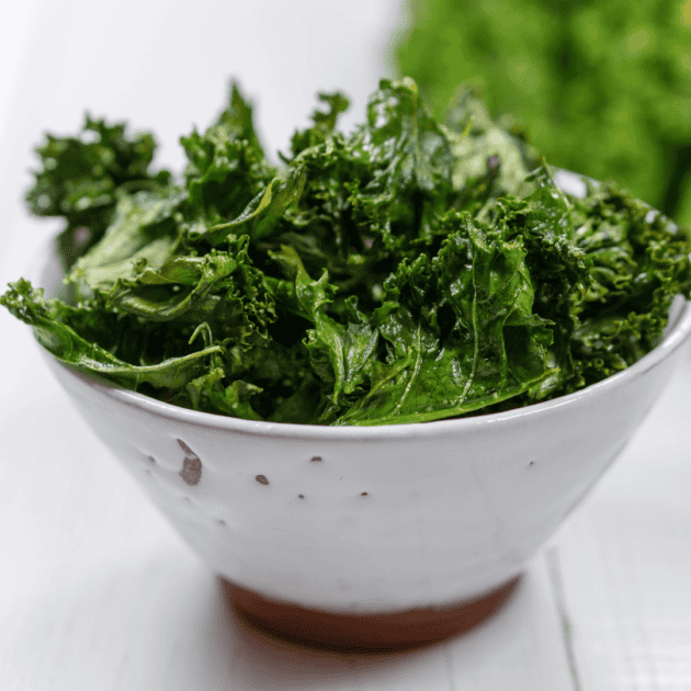dehydrated kale as a healthy snack