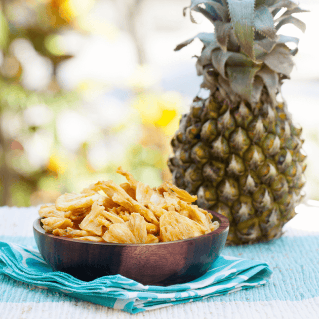 dehydrated pineapple