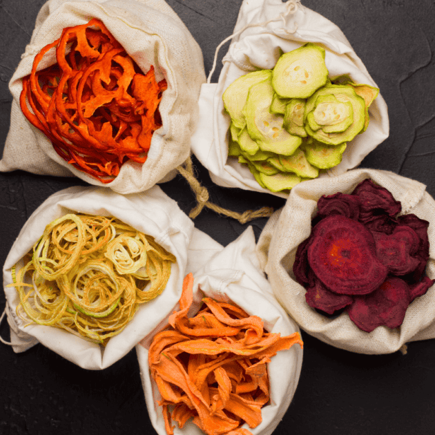 dehydrated vegetables