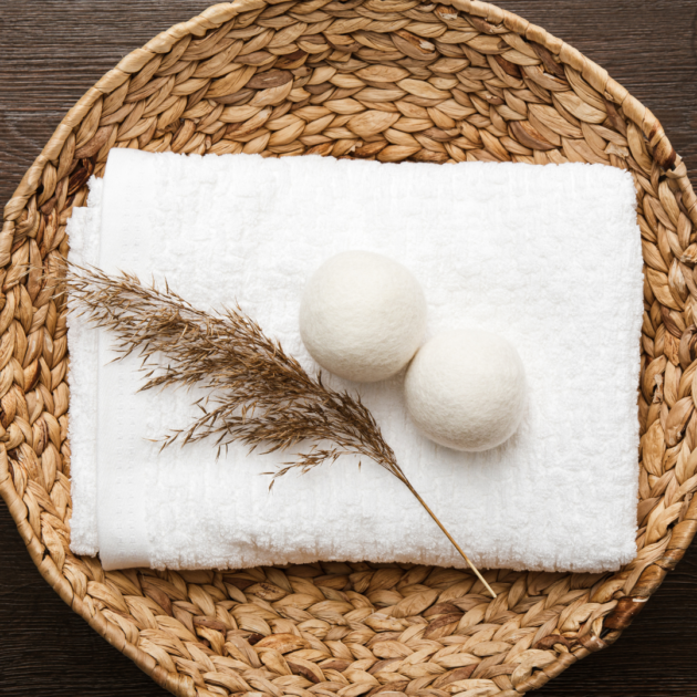 dryer balls used for drying towels efficiently