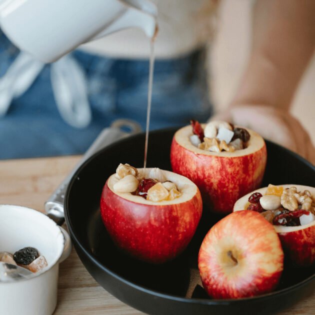 healthy vegan apples