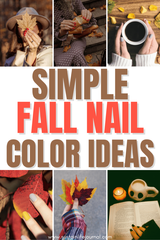 different fall nail colors