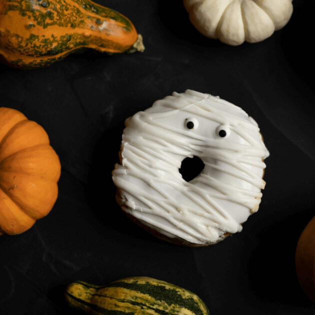vegan ghost donut