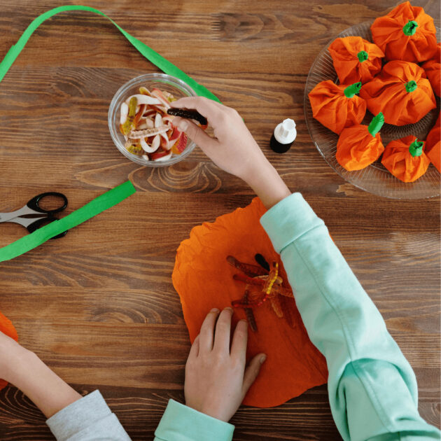 gummy worm pumpkins