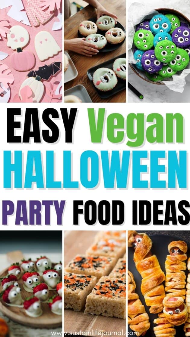 different plant-based Halloween treats