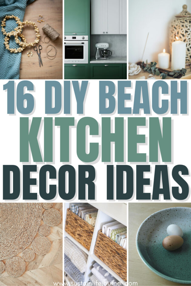 DIY beach decor for kitchen decorations