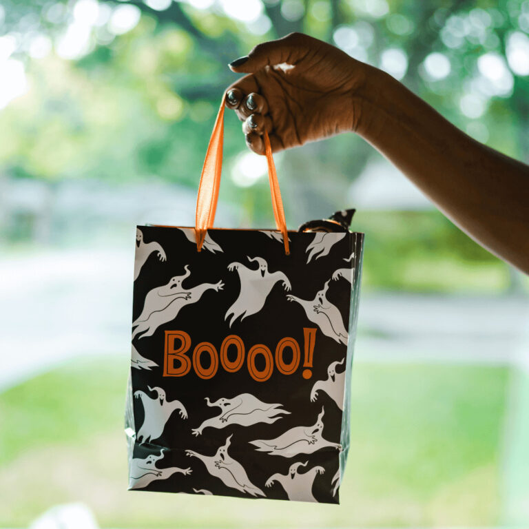 a Halloween gift bag