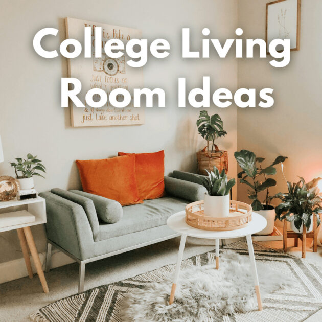 couch, plants, side tables