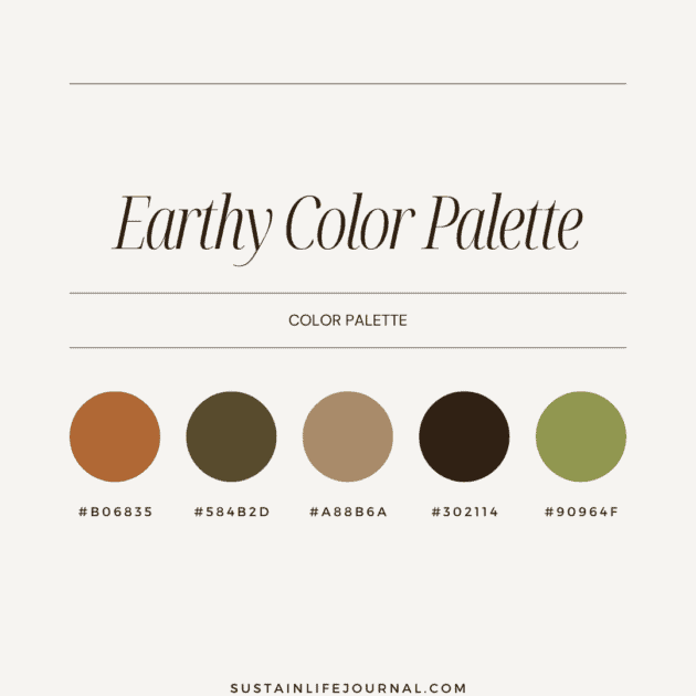 earth tone colors for home decor