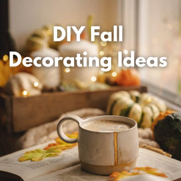 cozy apartment decorated for fall