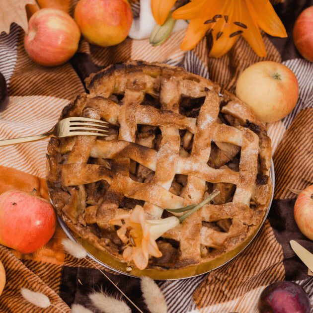 a pie for a Thanksgiving activity