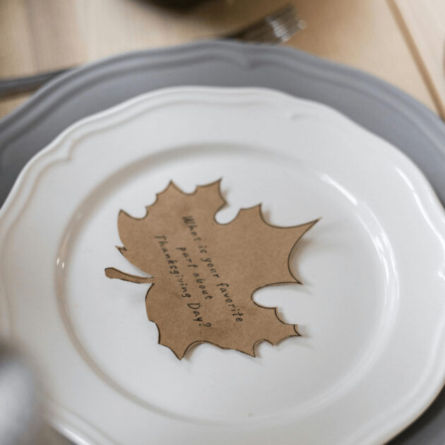 gratitude game for Thanksgiving guests