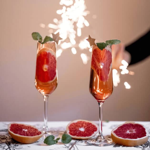 homemade mocktails for new years eve
