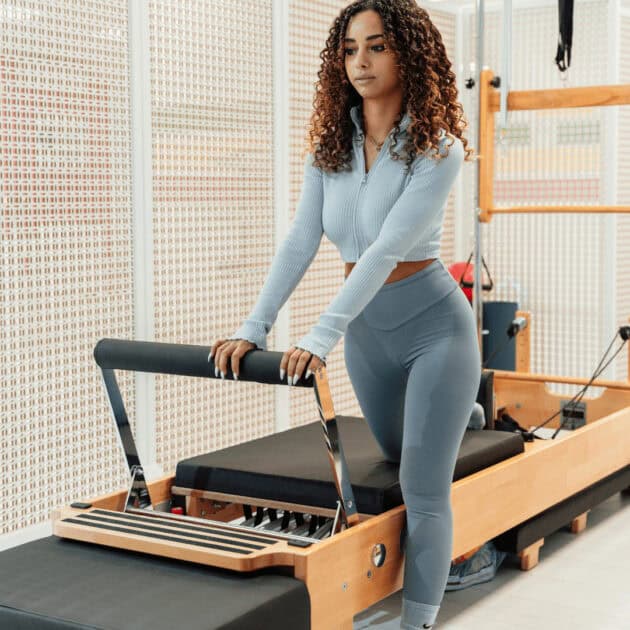 woman wearing workout clothing