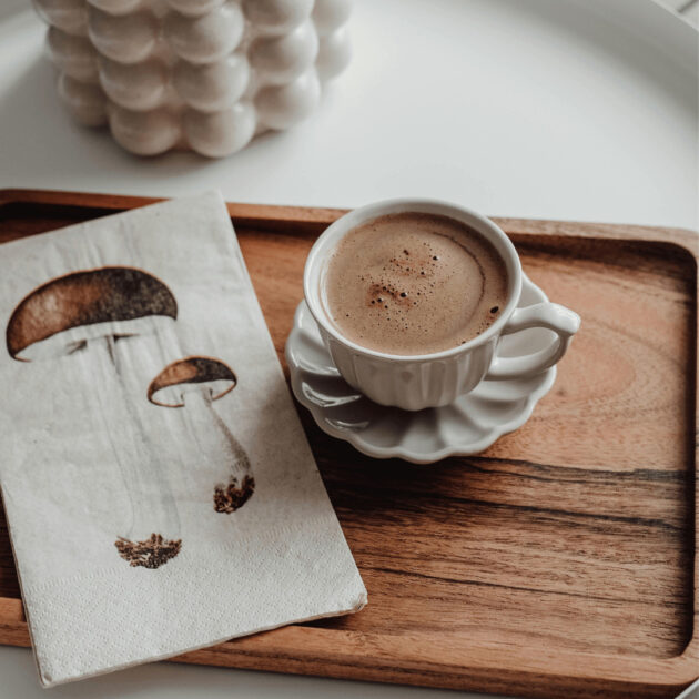 mushroom coffee morning drink