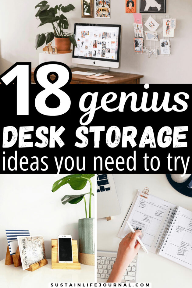 an organized desk