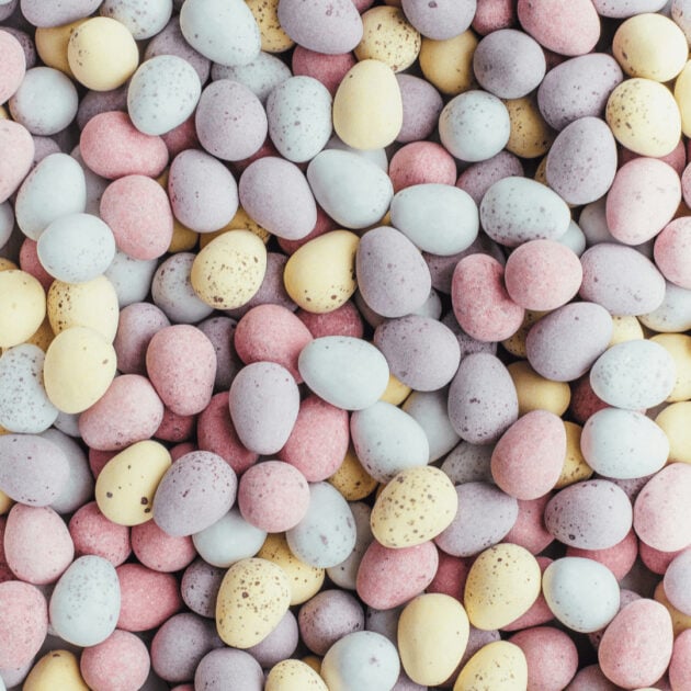 pastel Easter eggs