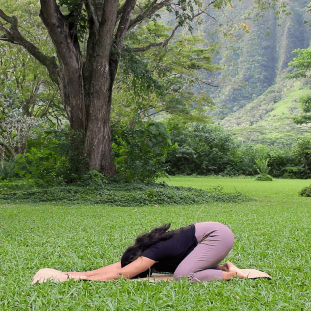 child's pose