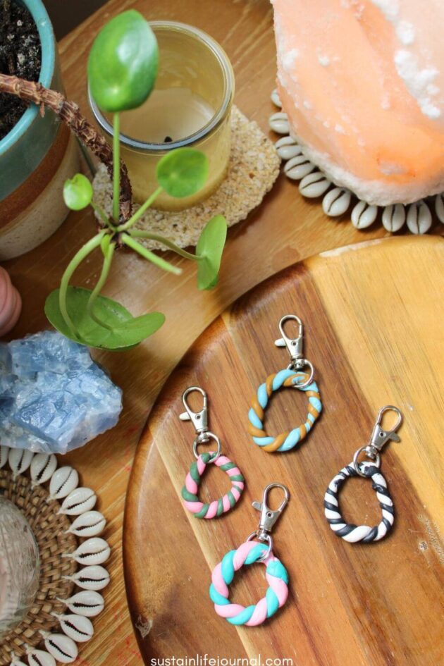 clay keychains