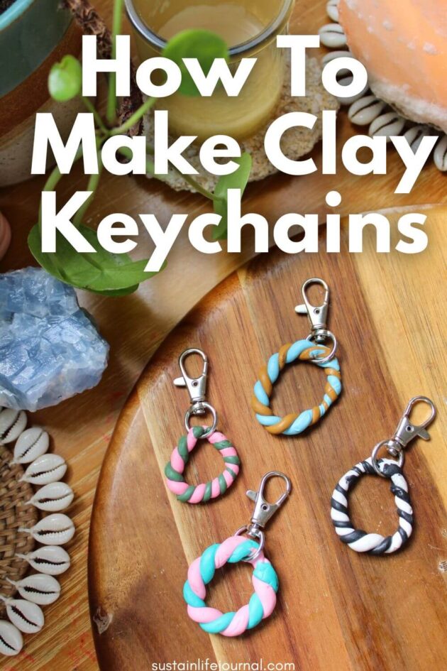 how to make clay keychains