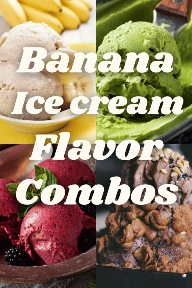 different banana ice cream flavors