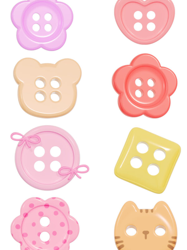 colorful printable buttons