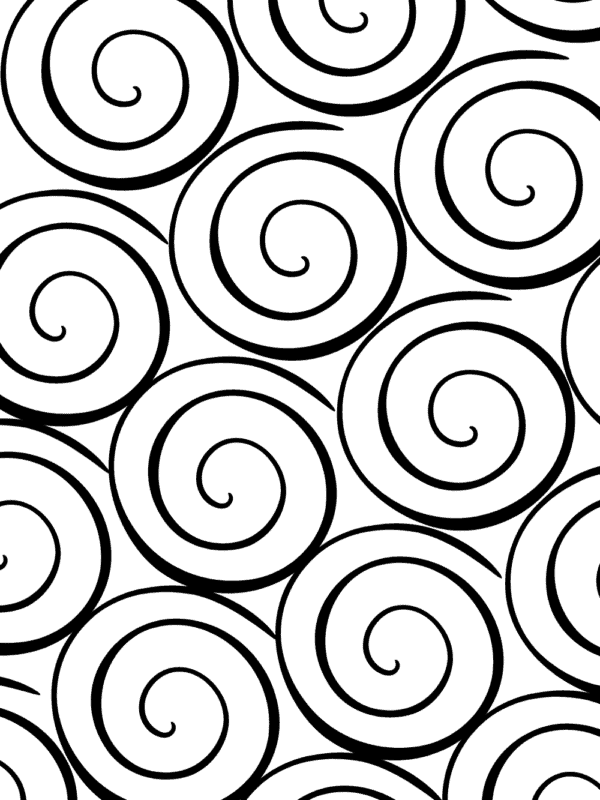 spiral coloring page